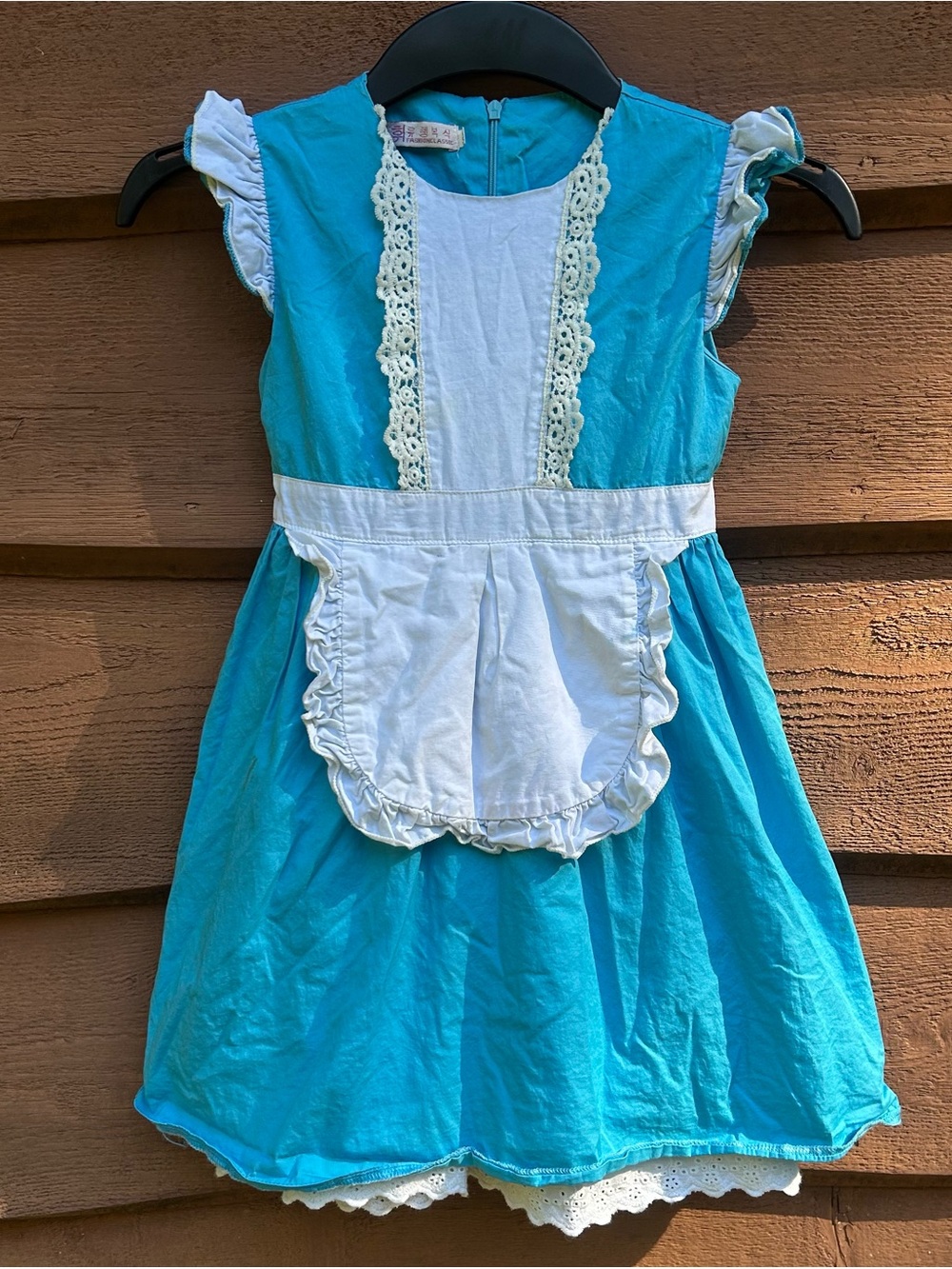 Vintage Korean Girls Alice in Wonderland Costume Dress